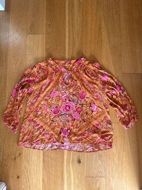 Spell amber babushka blouse